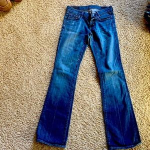 Citizens of Humanity Kelly Stretch low waist bootcut jeans, size 25